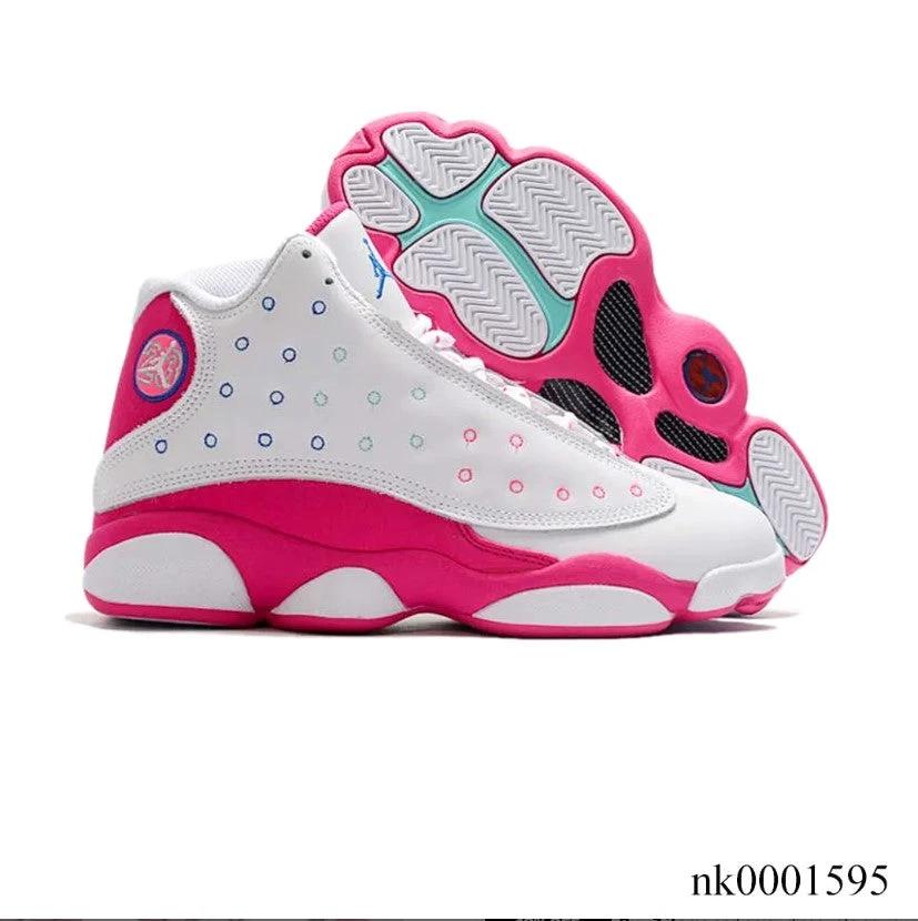 Air Jordan 13 White Pink Blue Shoes Sneakers by Air Jordan