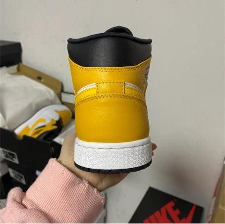 Air Jordan 1 Mid White And Yellow by Air Jordan