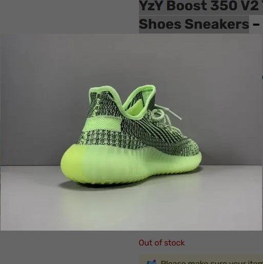 Yeezy Boost 350 V2 Yeezreel (Reflective) Shoes Sneakers by Air Jordan