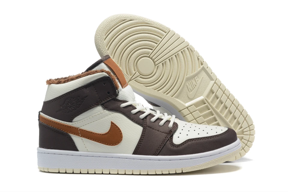 Air Jordan 1 Mid Basalt Brown by Air Jordan