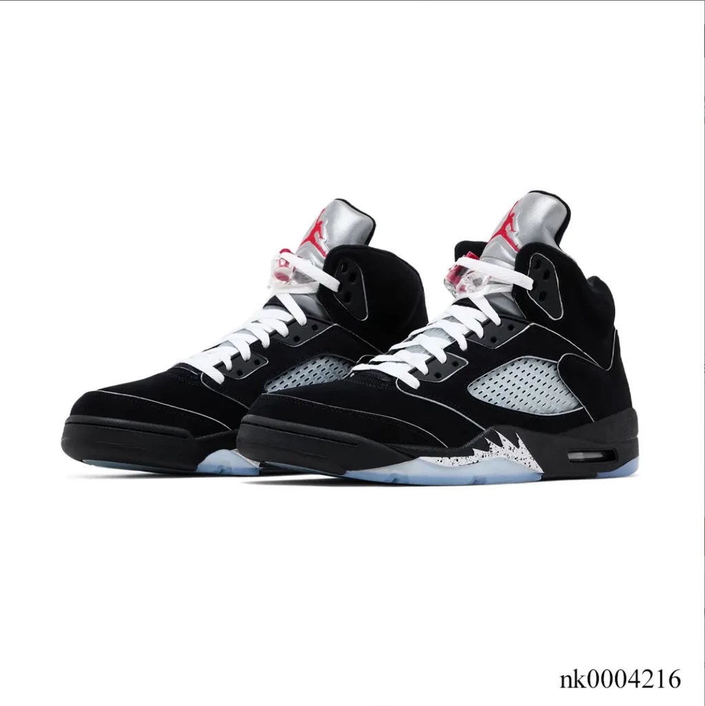 Air Jordan 5 Black Metallic Reimagined Shoes Sneakers by Air Jordan