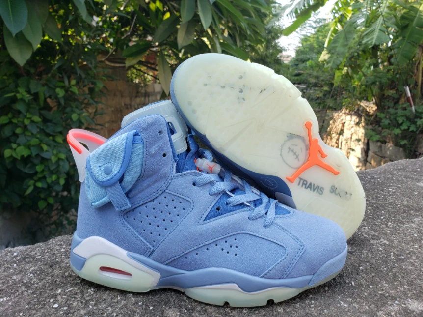 Travis Scott X Air Jordan 6 'British Khaki Blue' by Air Jordan