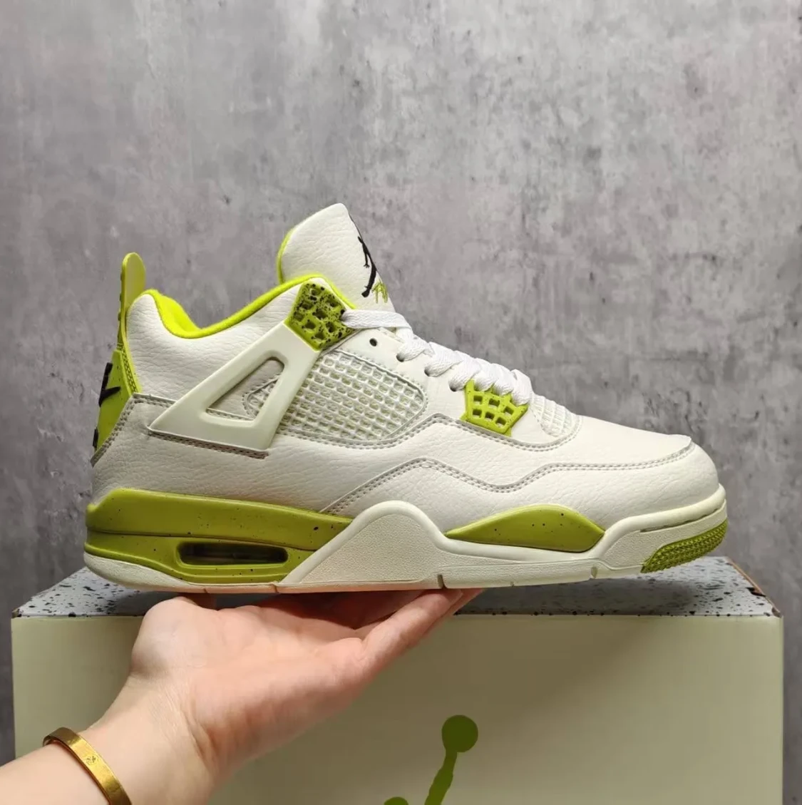 J.Balvin x Air Jordan 4 OG Lemonade Shoes Sneakers by Air Jordan