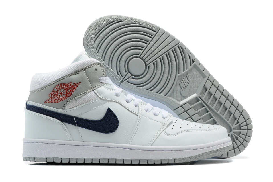 Air Jordan 1 Mid Paris White by Air Jordan