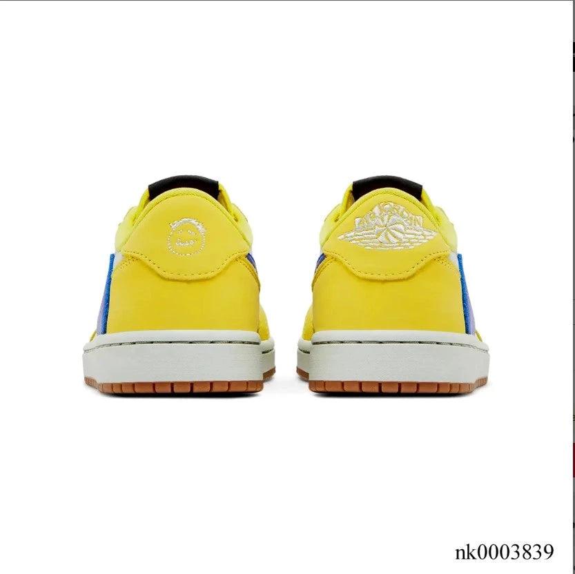 Travis Scott x AJ 1 Low OG Canary Elkins Shoes Sneakers by Air Jordan