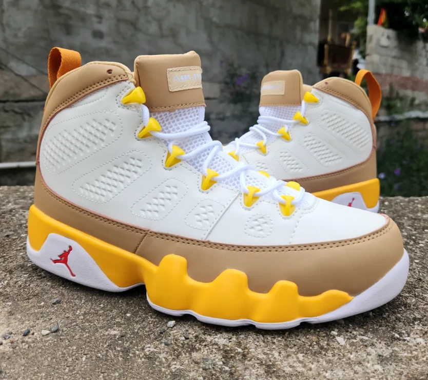 Air Jordan 9 Mustard Shoes Sneakers by Air Jordan