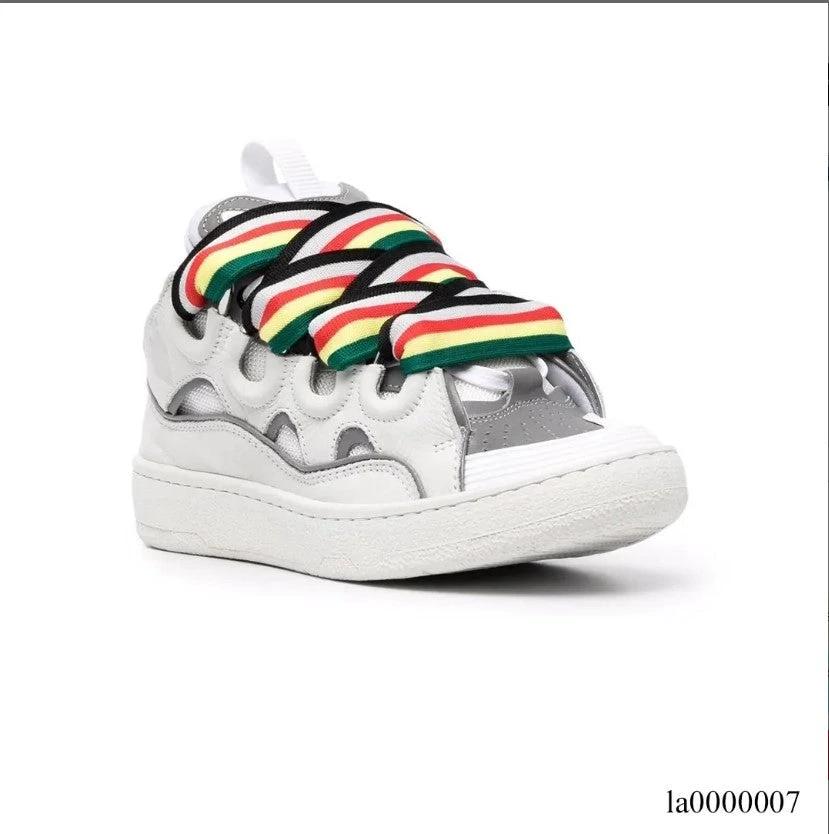 Lanvin Curb Sneaker White Blue Shoes Sneakers by Air Jordan