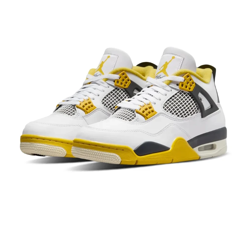 Air Jordan 4 Vivid Sulfur Shoes Sneakers by Air Jordan