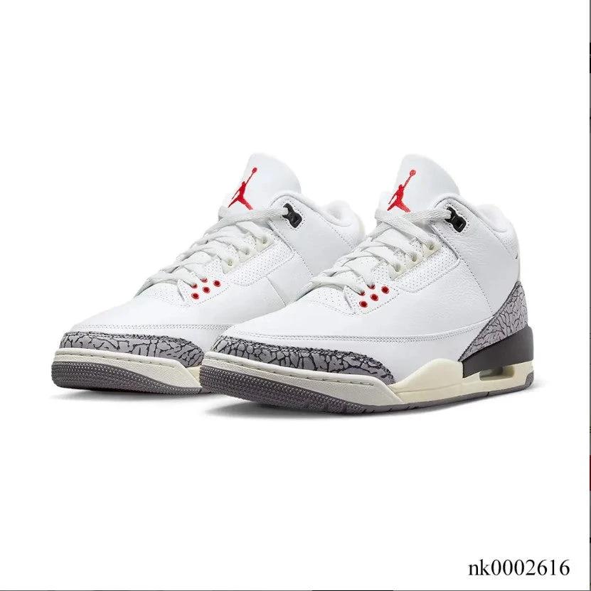 Air Jordan 3 Retro White Cement Reimagined Shoes Sneakers by Air Jordan