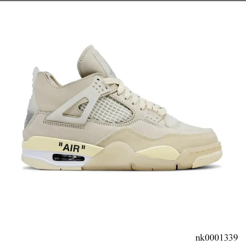 Off-White x Air Jordan 4 Sail Shoes Sneakers by Air Jordan