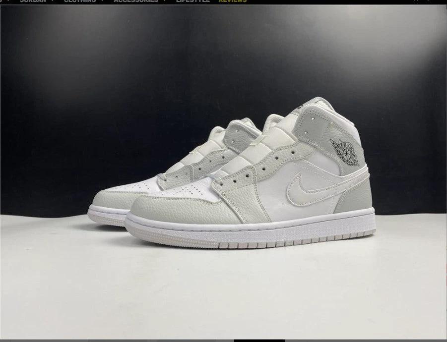 Air Jordan 1 Mid Grey Camo Shoes Sneakers by Air Jordan