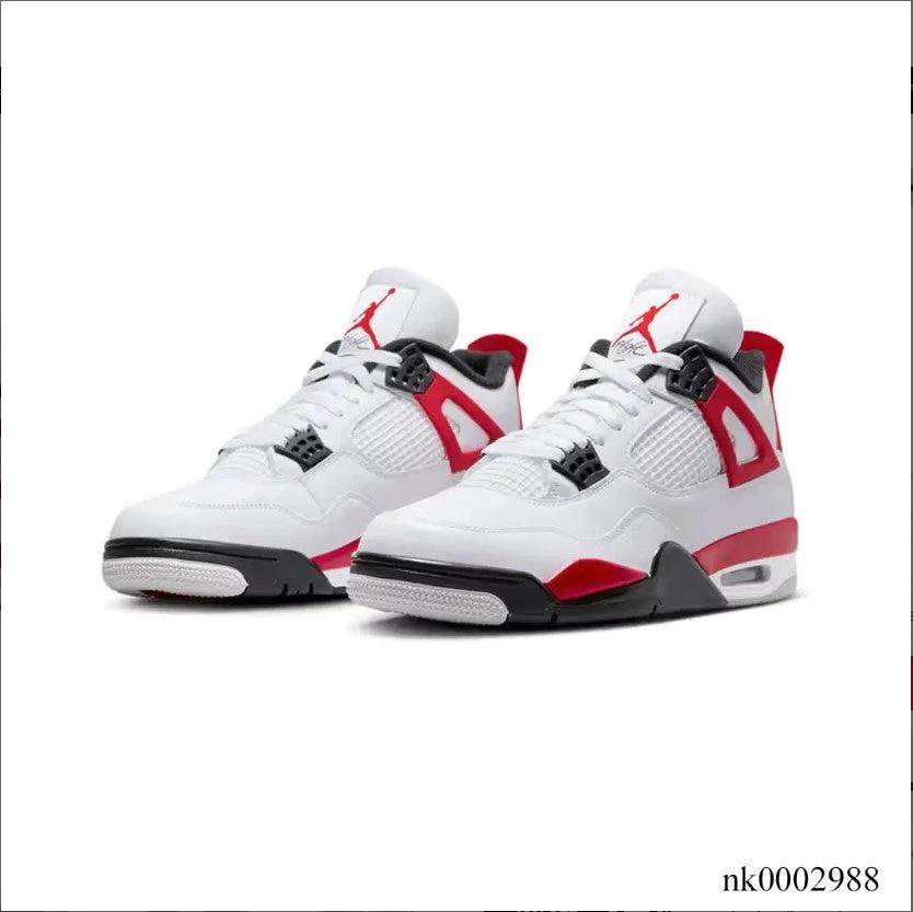 Air Jordan 4 Red Cement Shoes Sneakers by Air Jordan
