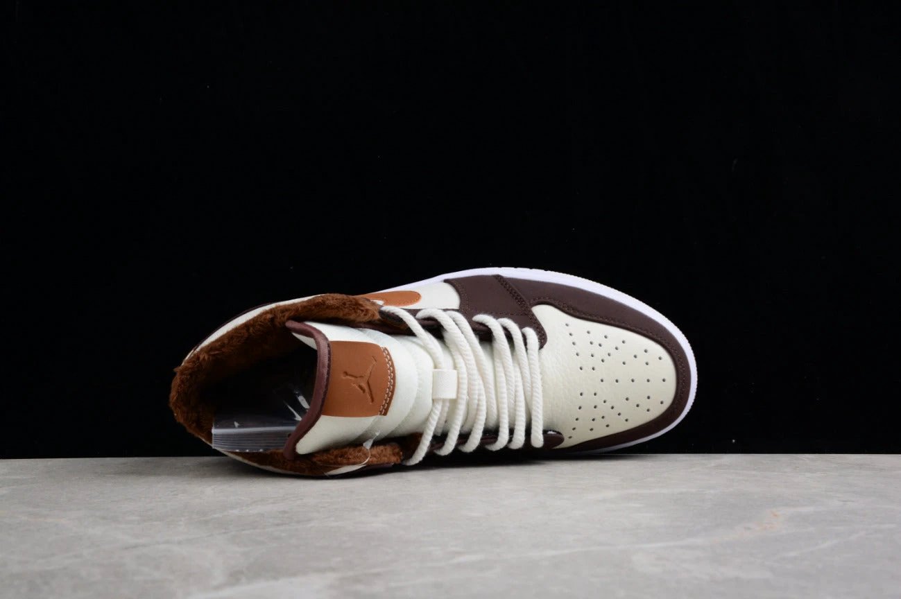 Air Jordan 1 Mid Beige Brown by Air Jordan