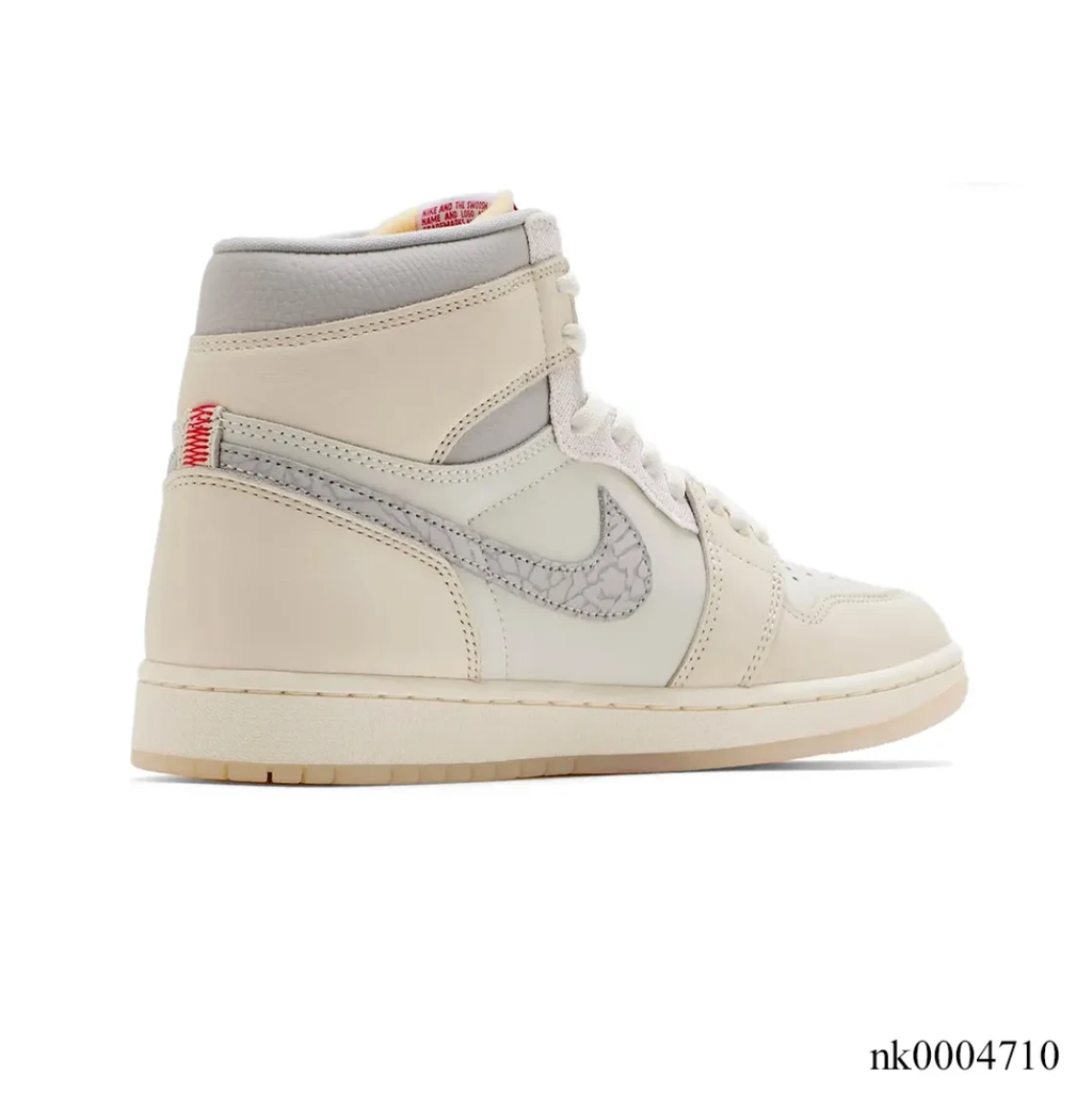 Air Jordan 1 High OG Sail Elephant Print Shoes Sneakers by Air Jordan
