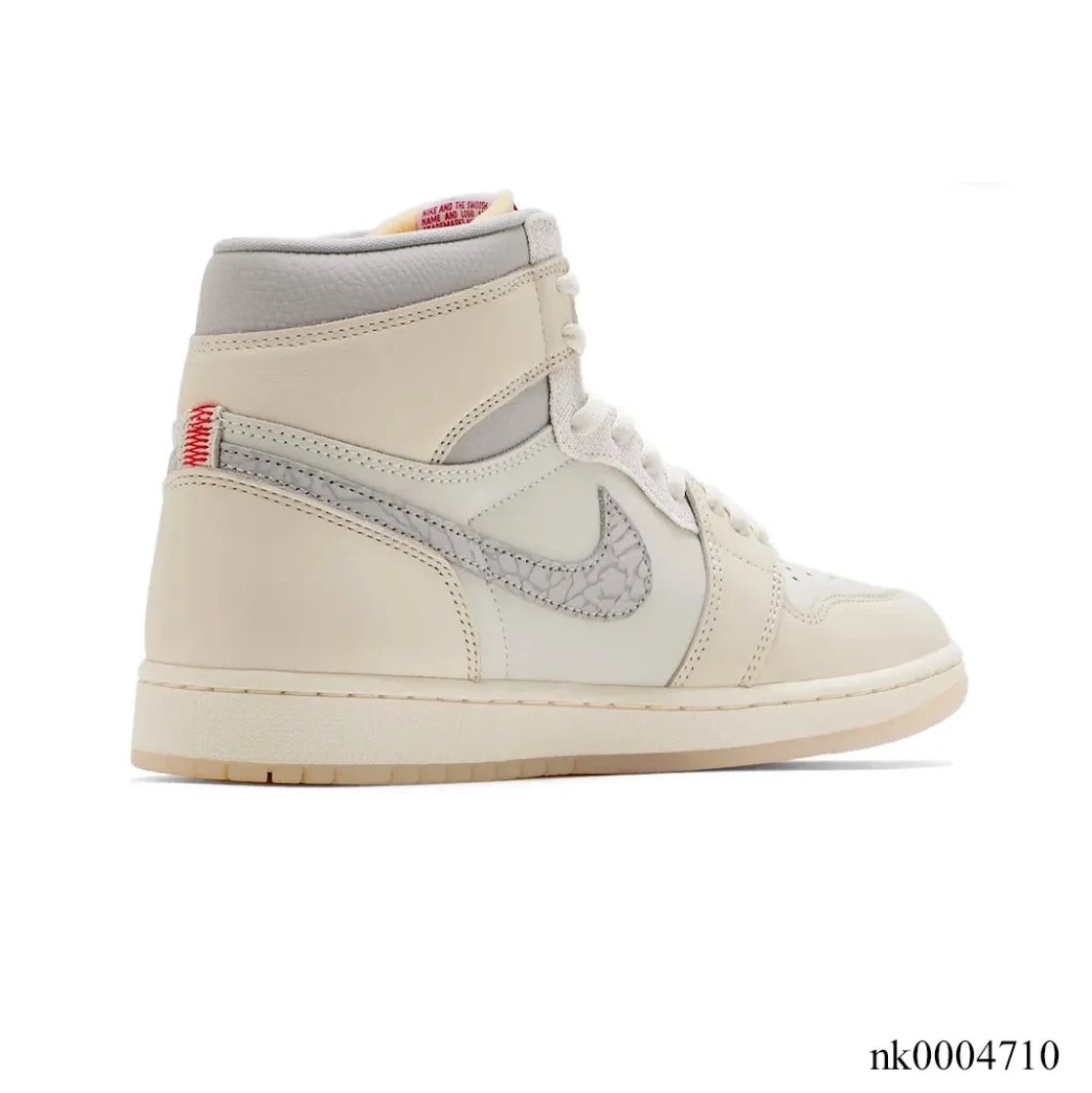 Air Jordan 1 High OG Sail Elephant Print Shoes Sneakers by Air Jordan