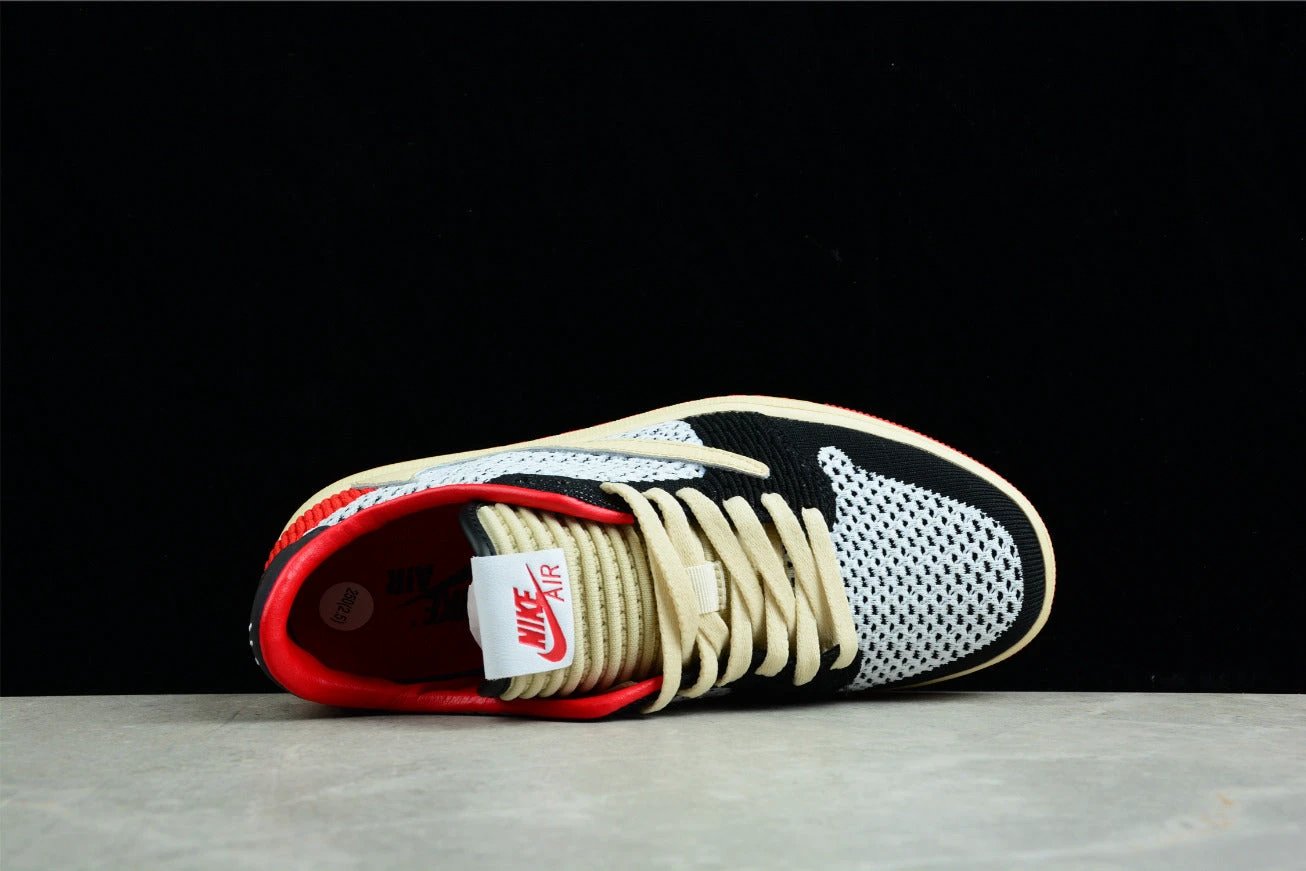 Air Jordan 1 Retro Low Flyknit Red by Air Jordan