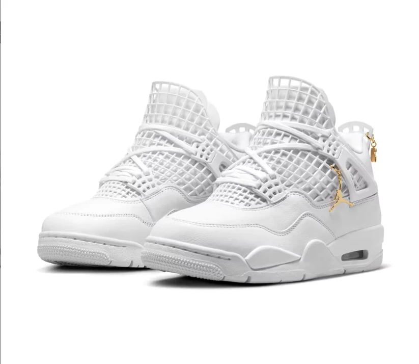 Air Jordan 4 NET White Shoes Sneakers by Air Jordan