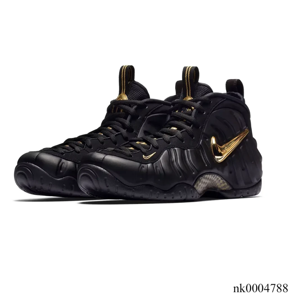 Air Foamposite Pro ‘Black Metallic Gold’ Shoes Sneakers by Air Jordan