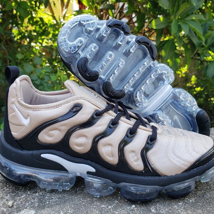Air VaporMax Plus Black Beige Shoes Sneakers by Air Jordan