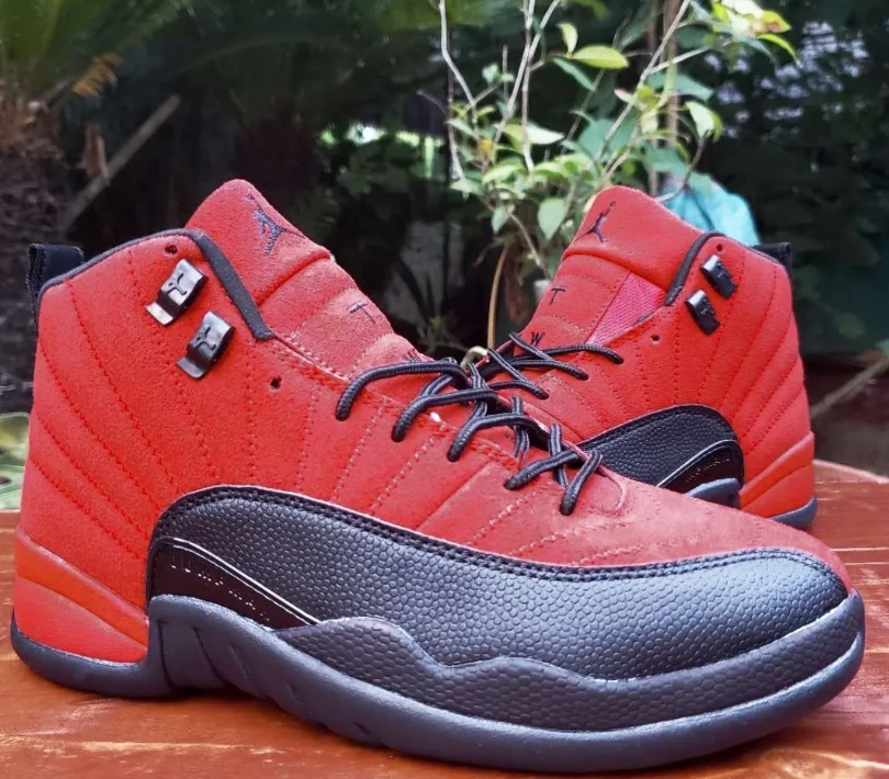 Air Jordan 12 Reverse Flu Game Shoes Sneakers by Air Jordan