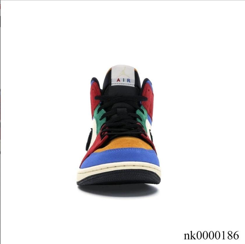 Air Jordan 1 Mid SE Fearless Blue the Great Shoes Sneakers by Air Jordan