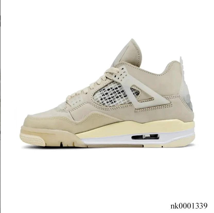 OFF-WHITE x Air Jordan 4 Sail Shoes Sneakers by Air Jordan