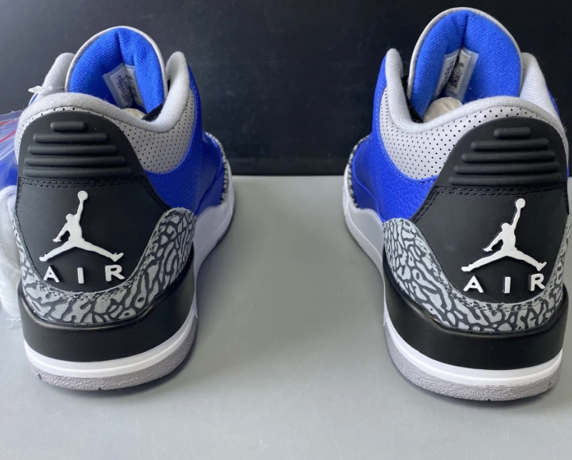 Air Jordan 3 Retro Varsity Royal Cement Shoes Sneakers by Air Jordan