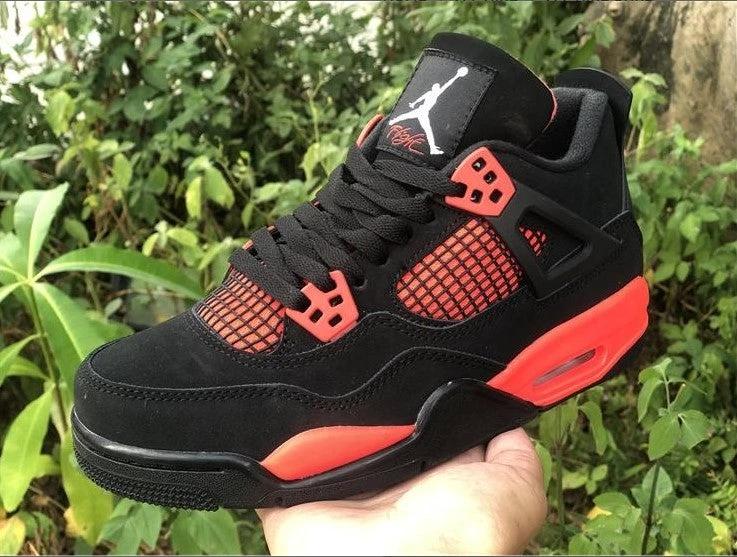Air Jordan 4 Retro Red Thunder Shoes Sneakers by Air Jordan