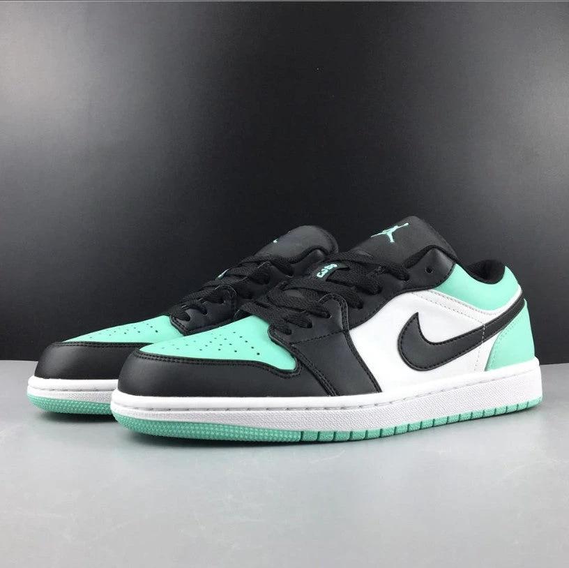 Air Jordan 1 Low Emerald Toe Shoes Sneakers by Air Jordan
