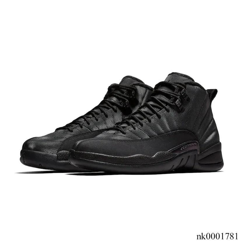 Air Jordan 12 Retro Winterized Triple Black Shoes Sneakers by Air Jordan