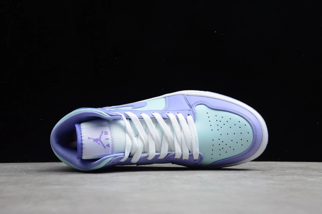 Air Jordan 1 Mid GS 'Purple Glacier Blue' by Air Jordan