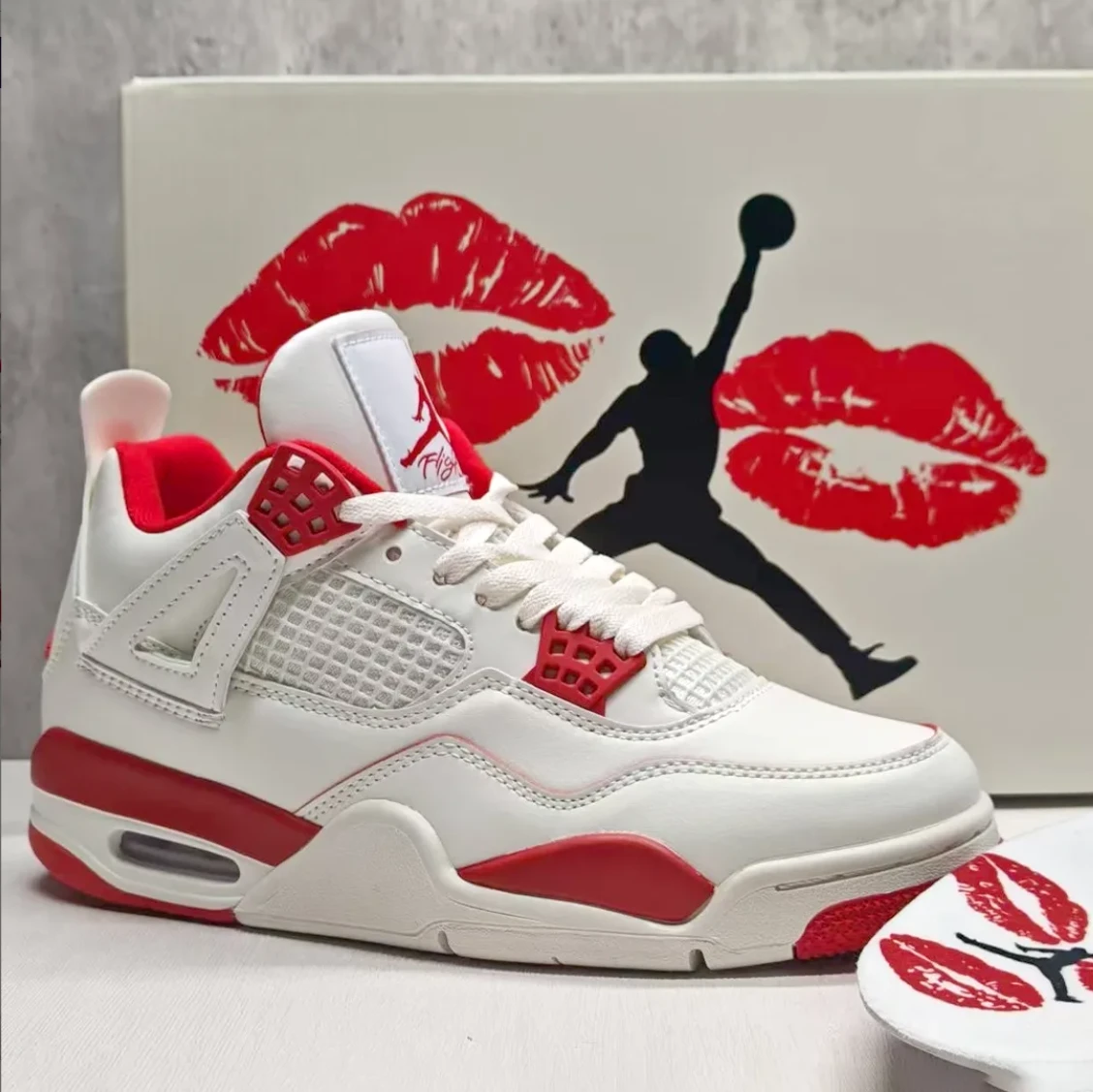 Air Jordan 4 Sierra Red Shoes Sneakers by Air Jordan