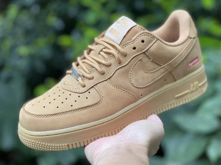 Air Force 1 Low SP Supreme Wheat Shoes Sneakers by Air Jordan