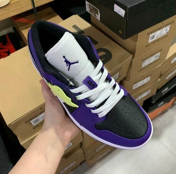 Air Jordan 1 Low Black Purple Toe Grape by Air Jordan