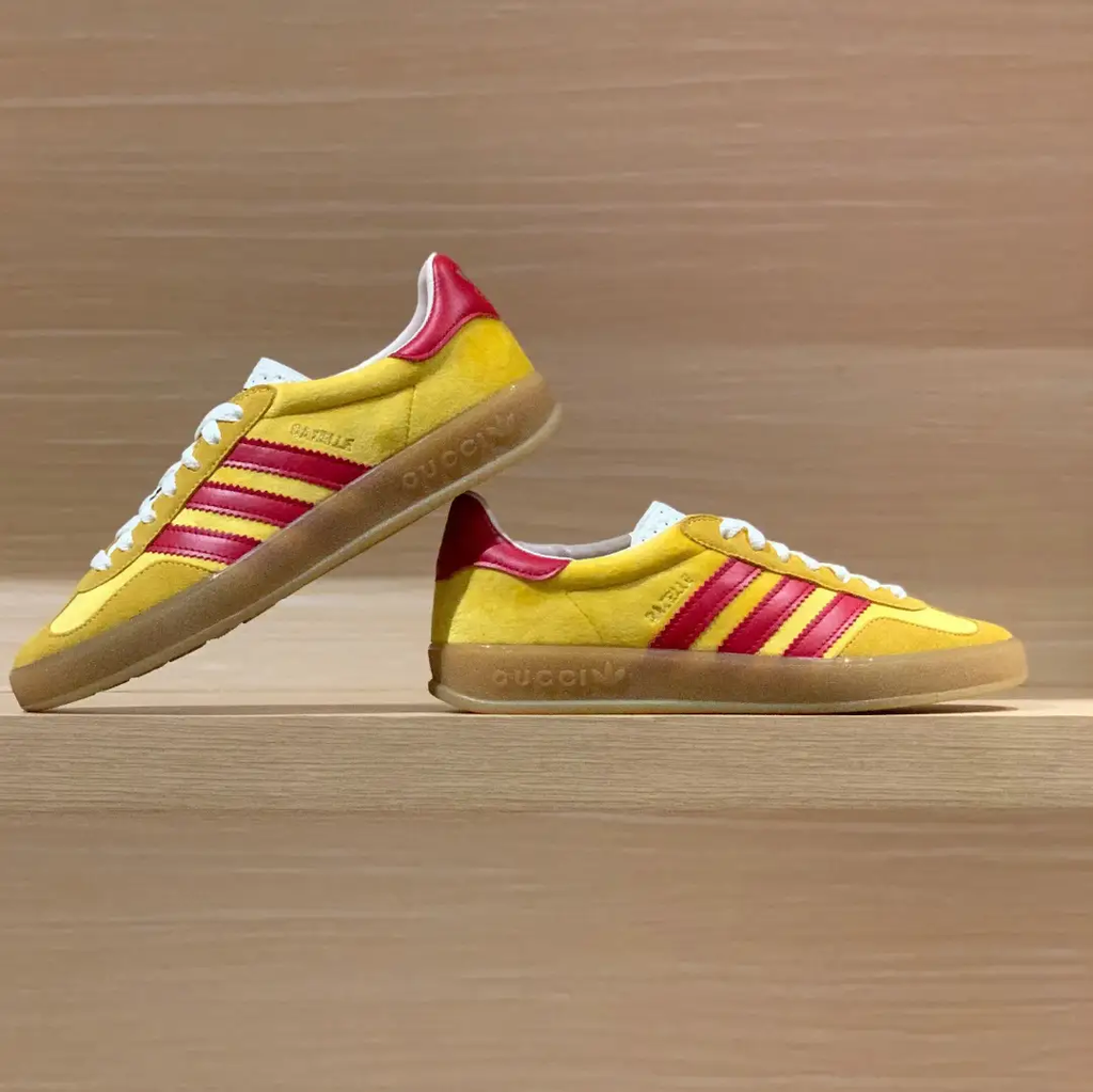 GG x AD Gazelle ‘Yellow Red’ Shoes Sneakers by Air Jordan