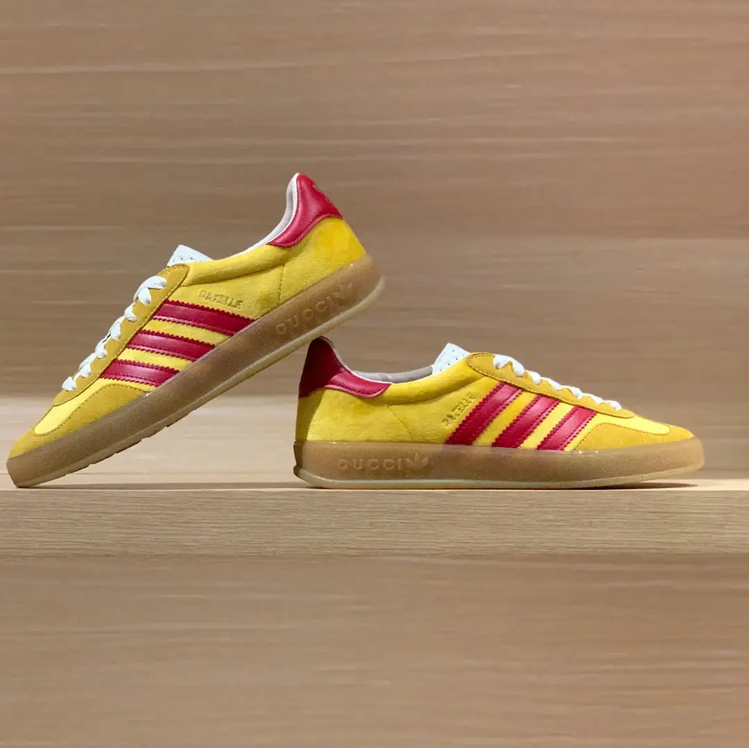 GG x AD Gazelle ‘Yellow Red’ Shoes Sneakers by Air Jordan