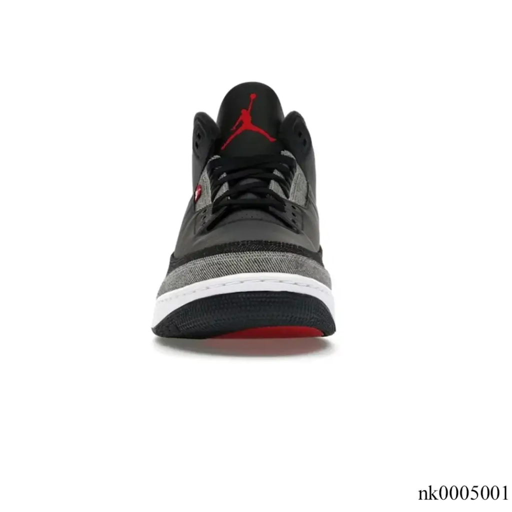 Levi’s x AJ 3 Black Denim Shoes Sneakers by Air Jordan