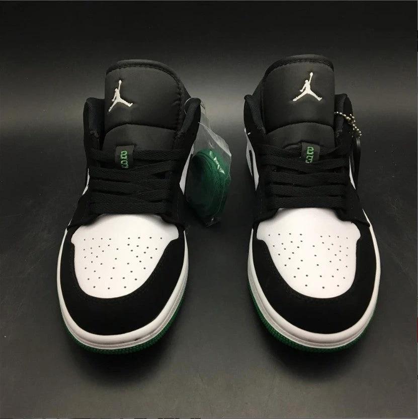 Air Jordan 1 Low White Black Mystic Green Shoes Sneakers by Air Jordan