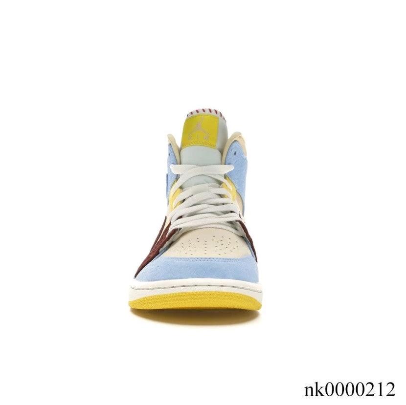 Air Jordan 1 Mid SE Fearless Maison Chateau Rouge Shoes Sneakers by Air Jordan