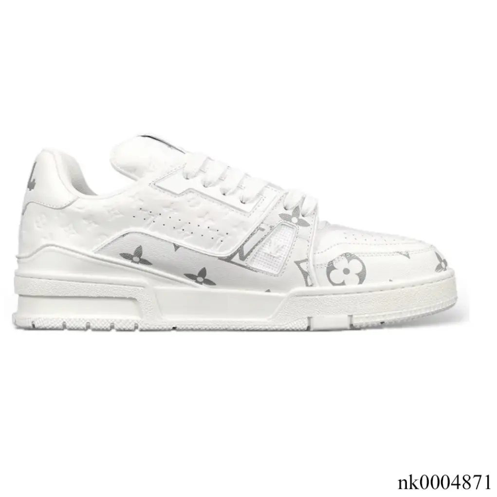 LV Trainer 54 Pattern Gray White Shoes Sneakers by Air Jordan
