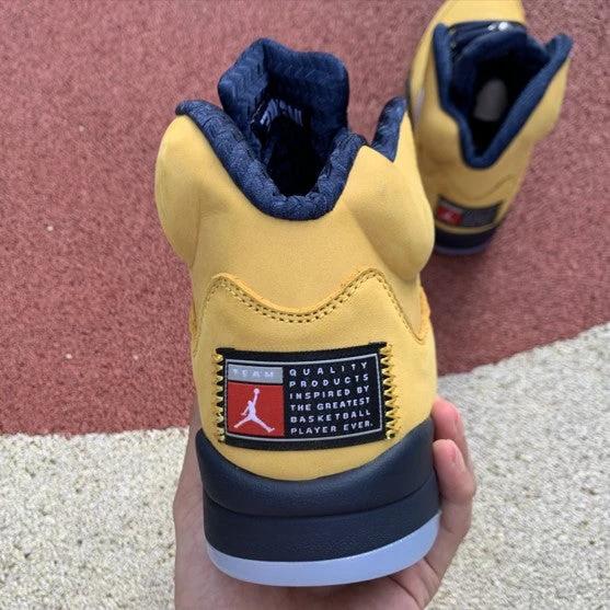 Air Jordan 5 Michigan Black Yellow by Air Jordan