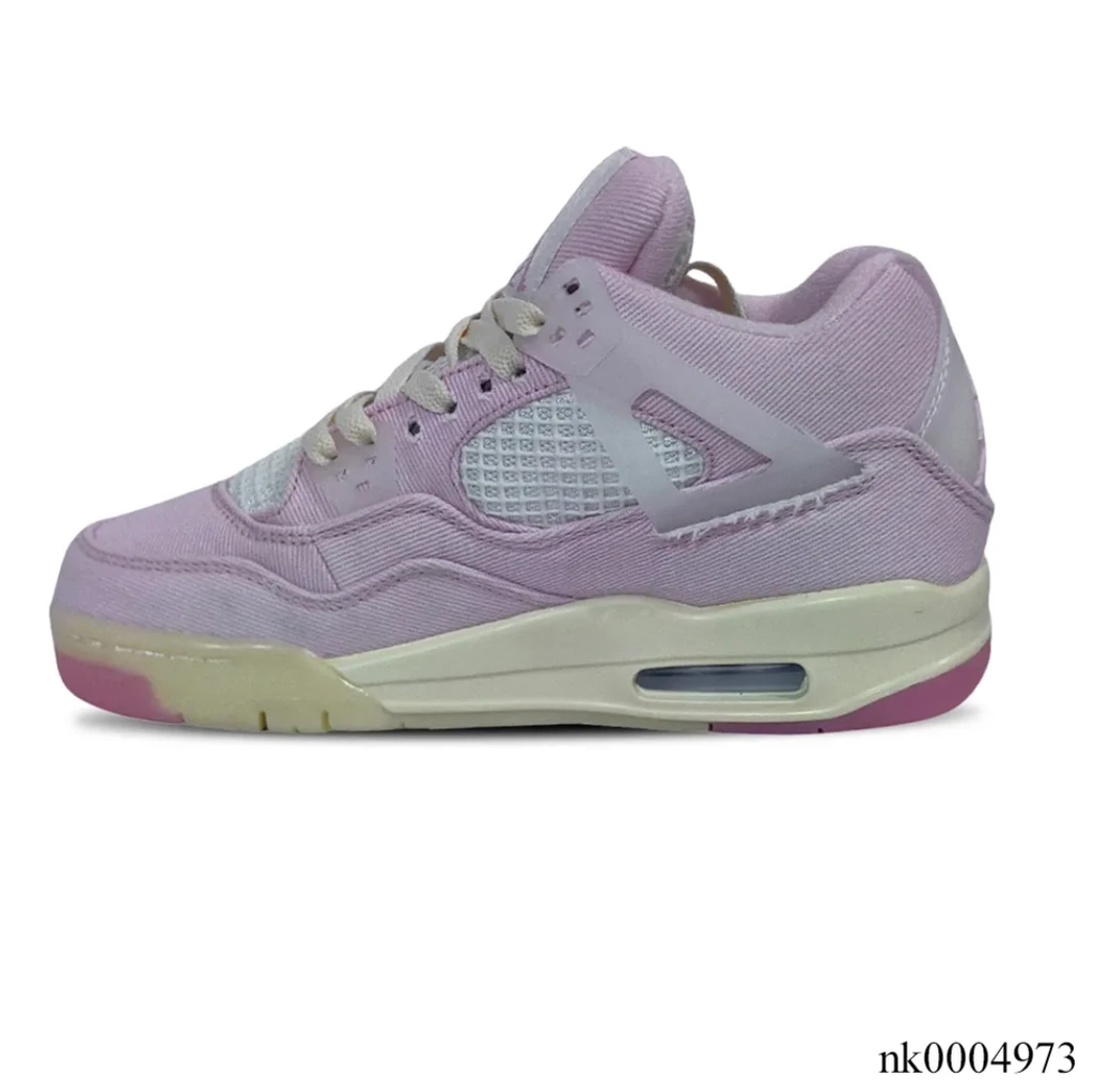Air Jordan 4 Denim Iced Carmine Shoes Sneakers by Air Jordan