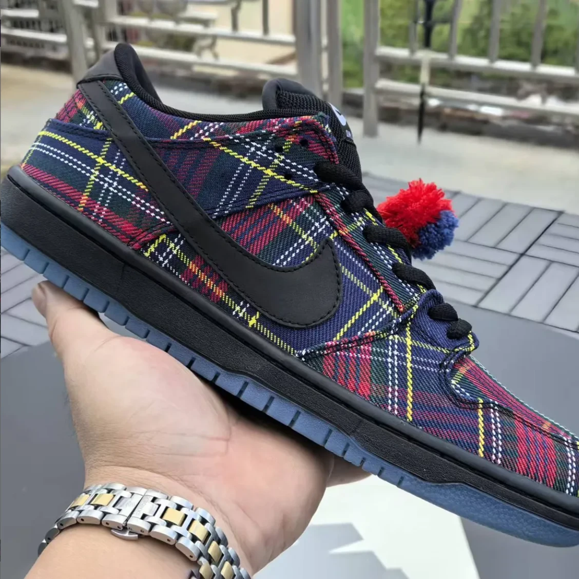 Nardwuar x Dunk Low SB Pro Tartan Shoes Sneakers by Air Jordan