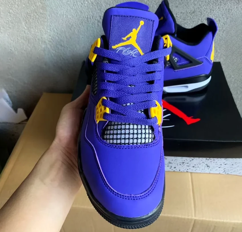 Air Jordan 4 Imperial Purple Shoes Sneakers by Air Jordan