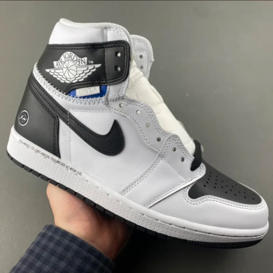Fragment x Union LA x Air Jordan 1 High OG Black White Shoes Sneakers by Air Jordan
