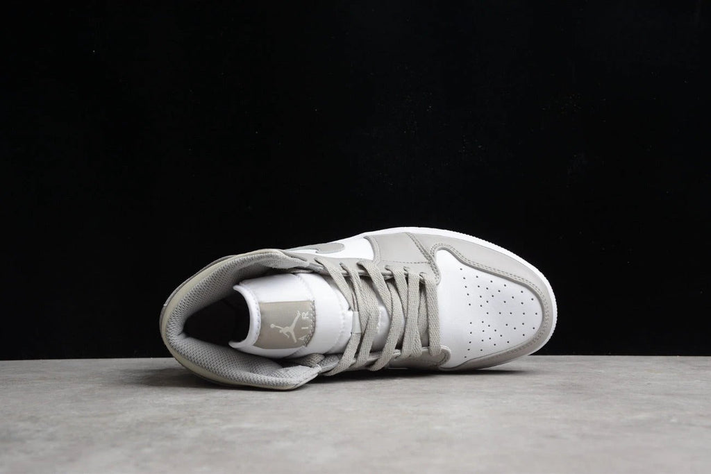 Air Jordan 1 Mid Linen White by Air Jordan