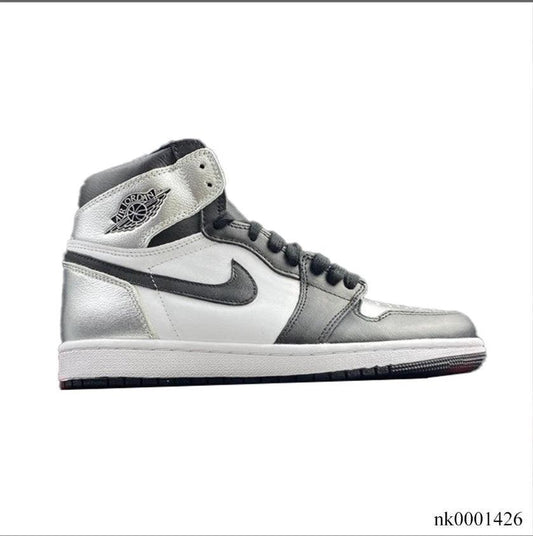 Air Jordan 1 High OG WMNS Silver Toe Shoes Sneakers by Air Jordan