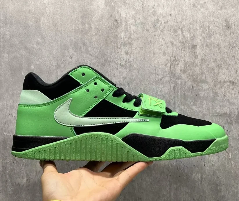 Travis Scott x Jumpman Jack Green Spark Shoes Sneakers by Air Jordan