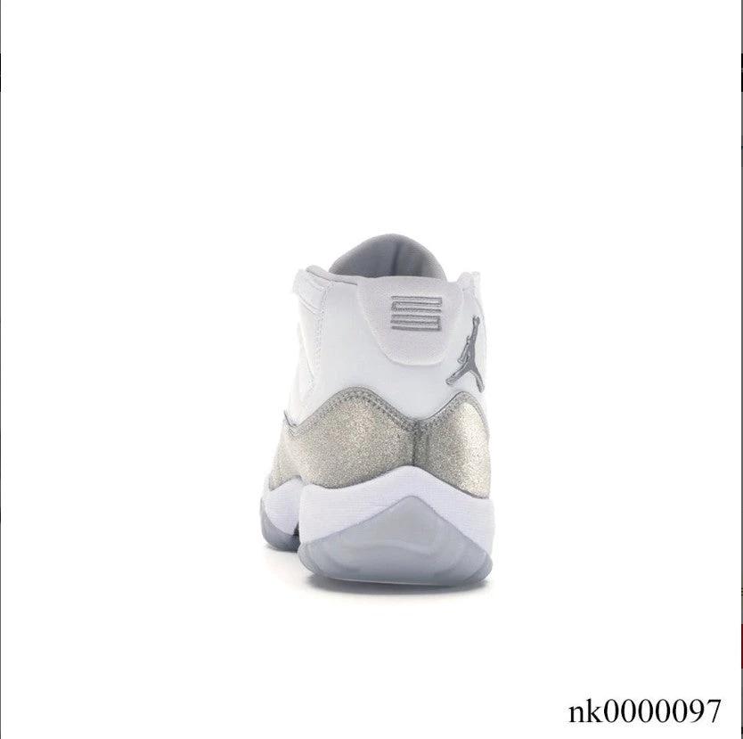 Air Jordan 11 Retro White Metallic Silver (W) Shoes Sneakers by Air Jordan