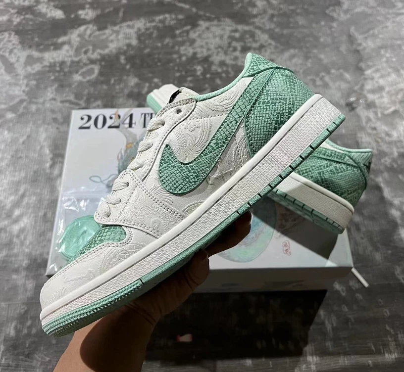 Air Jordan 1 Low OG Year of the Snake Shoes Sneakers by Air Jordan